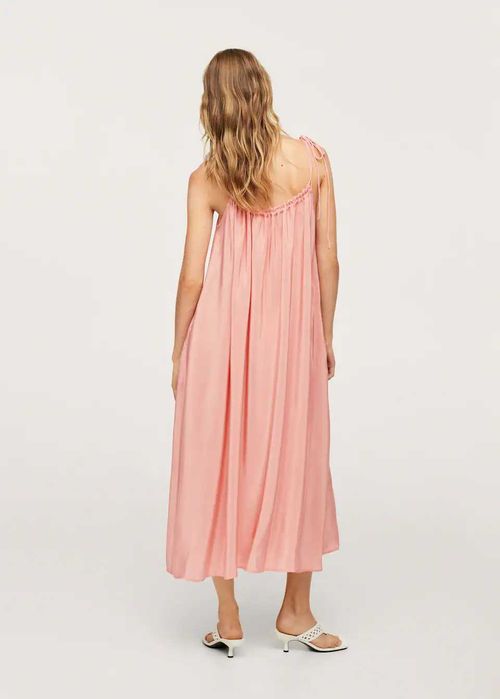 mangooutlet Сукня на бретелях зі зборами