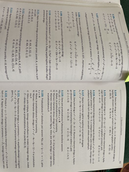 Matematyka  Zbiór zadań - zakres rozszeżony 3 Kurczab