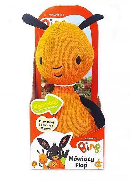 Maskotka Golden Bear Bing Mówiący Flop pluszak 27 cm. Golden Bear