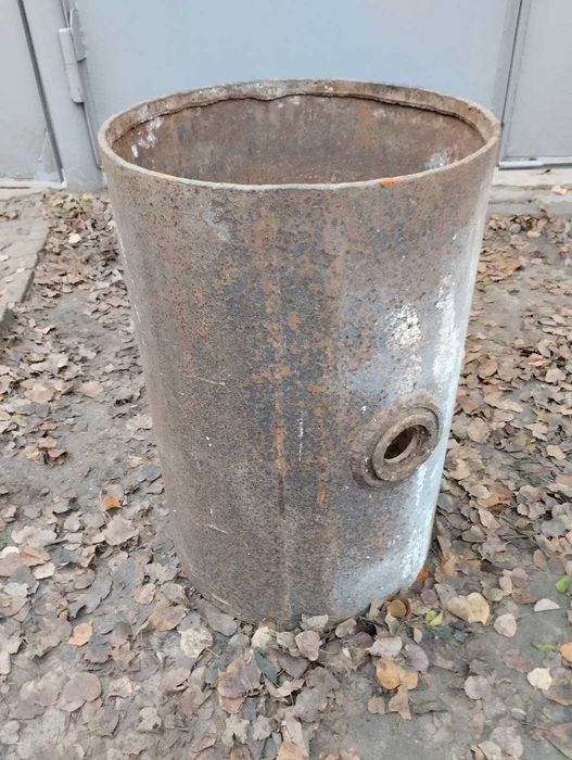 Бочка для буржуйки, заготовка для буржуйки, печка для обогрева гаража,