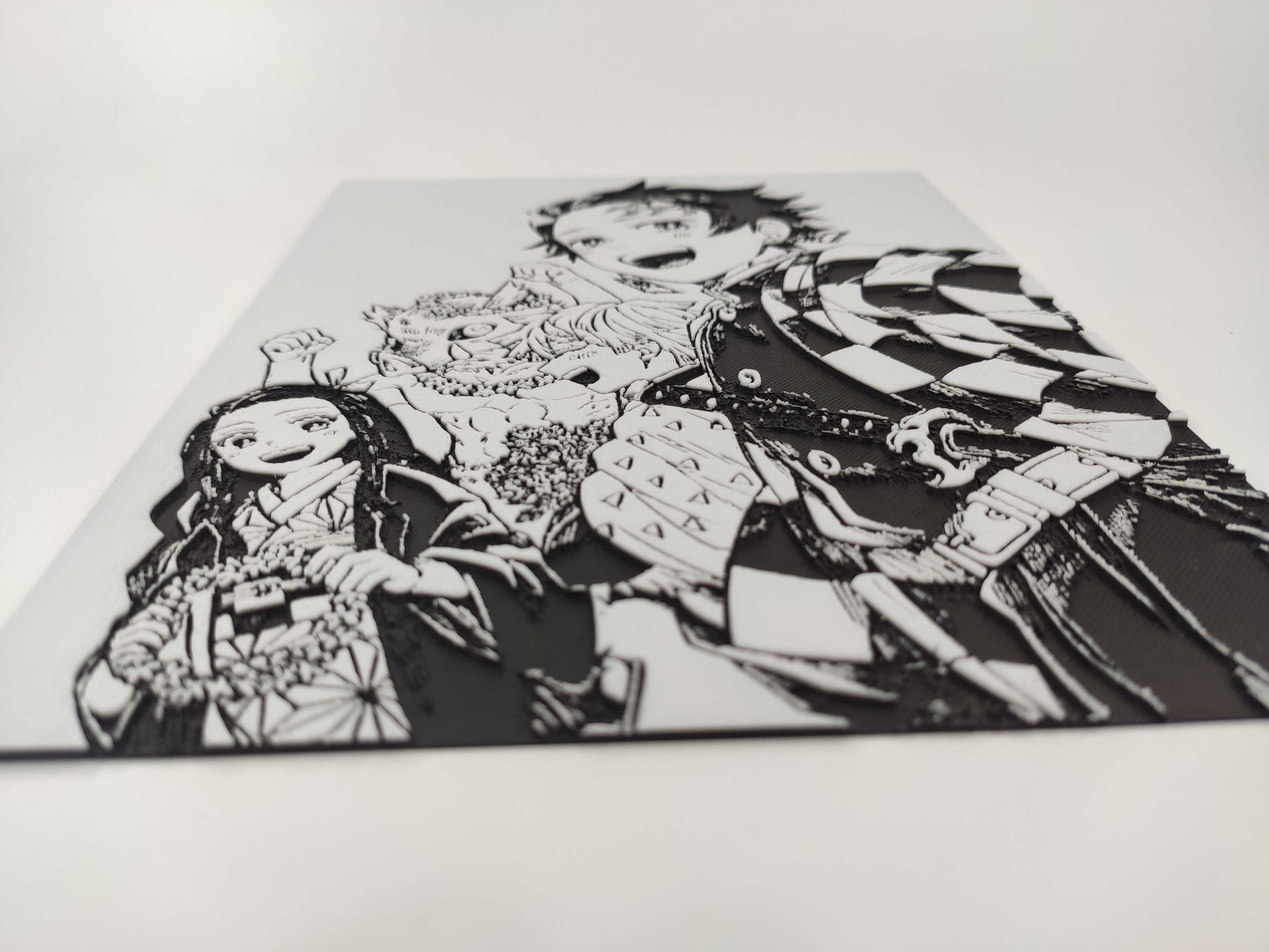 Demon Slayer Manga Anime Obraz 3D Druk3D na zamówienie Tangiro Nezuko