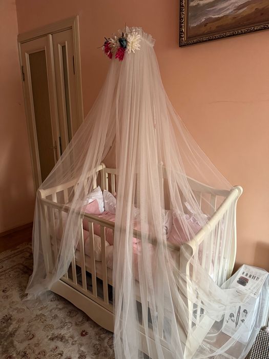 Ліжко для дівчинки, Дитяче ліжко Балдахін в подарунок