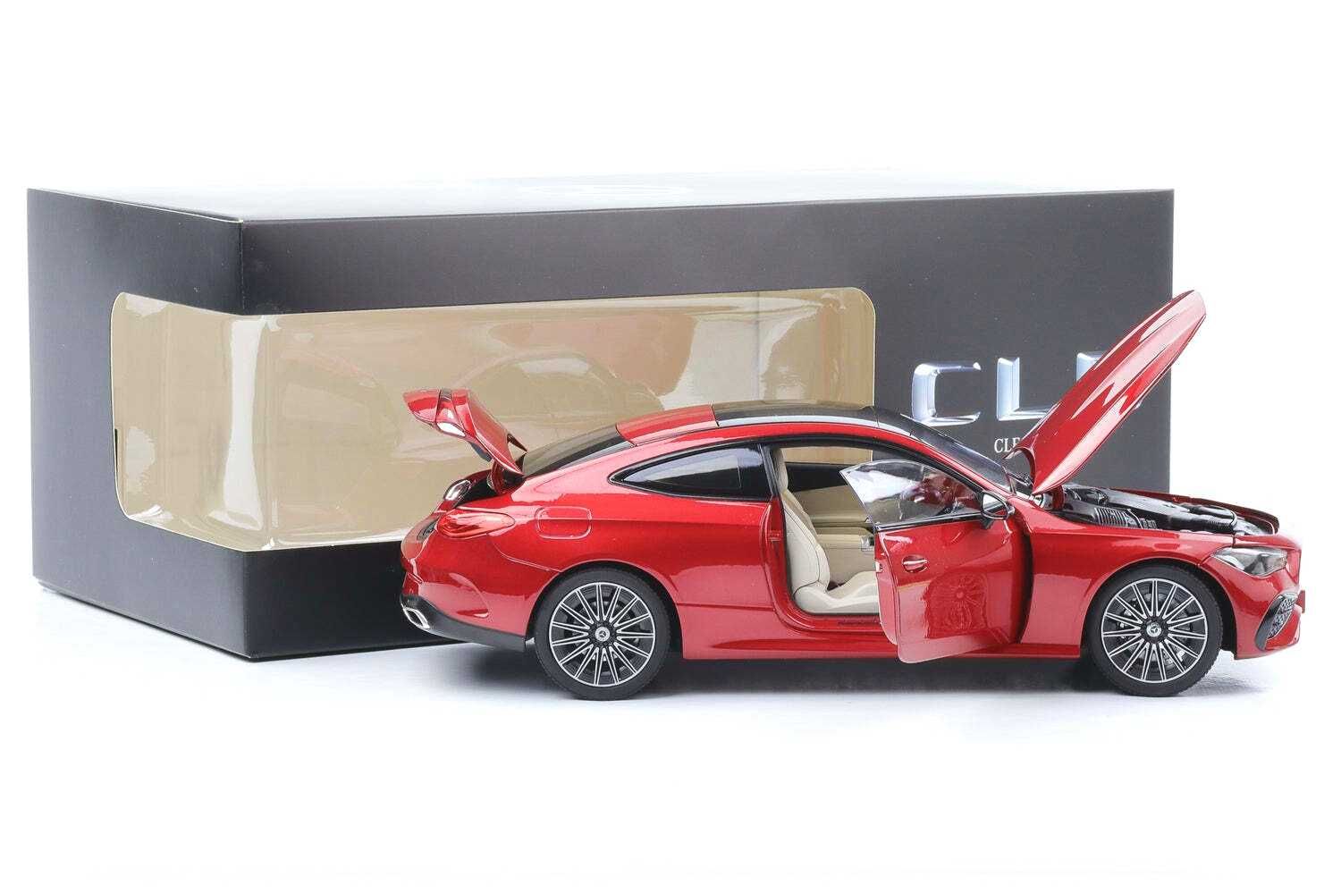 1:18 MERCEDES-BENZ CLE Coupe C236 patagonia red dilerski NOWY