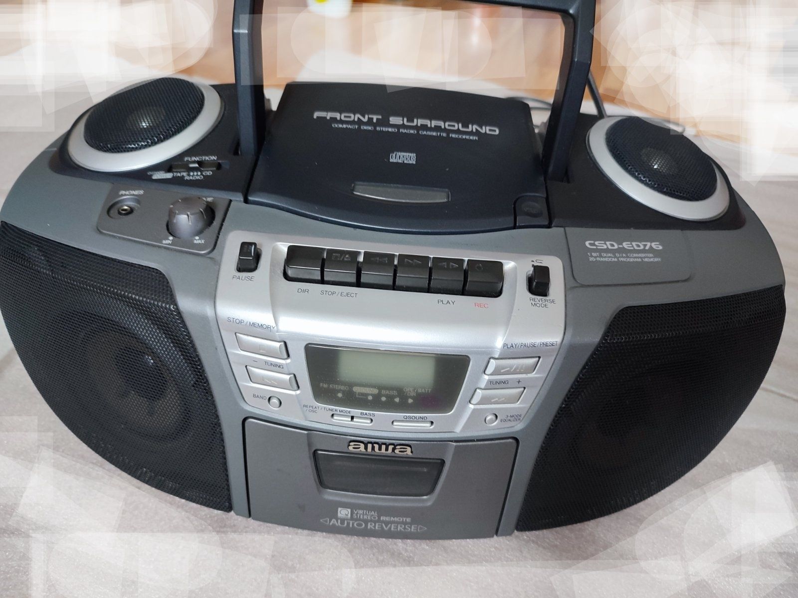 Бумбокс Aiwa CSD-ED76, домашний кинотеатр Panasonic SA-BTT350