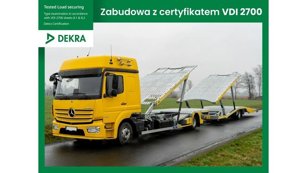 Mercedes-Benz Atego  Autotransporter / BLYSS / VDI 2700 / Modulo 5 / producent zabudów /