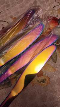 Ножи столовые  хамелеон (цвета побежалости, радужные)