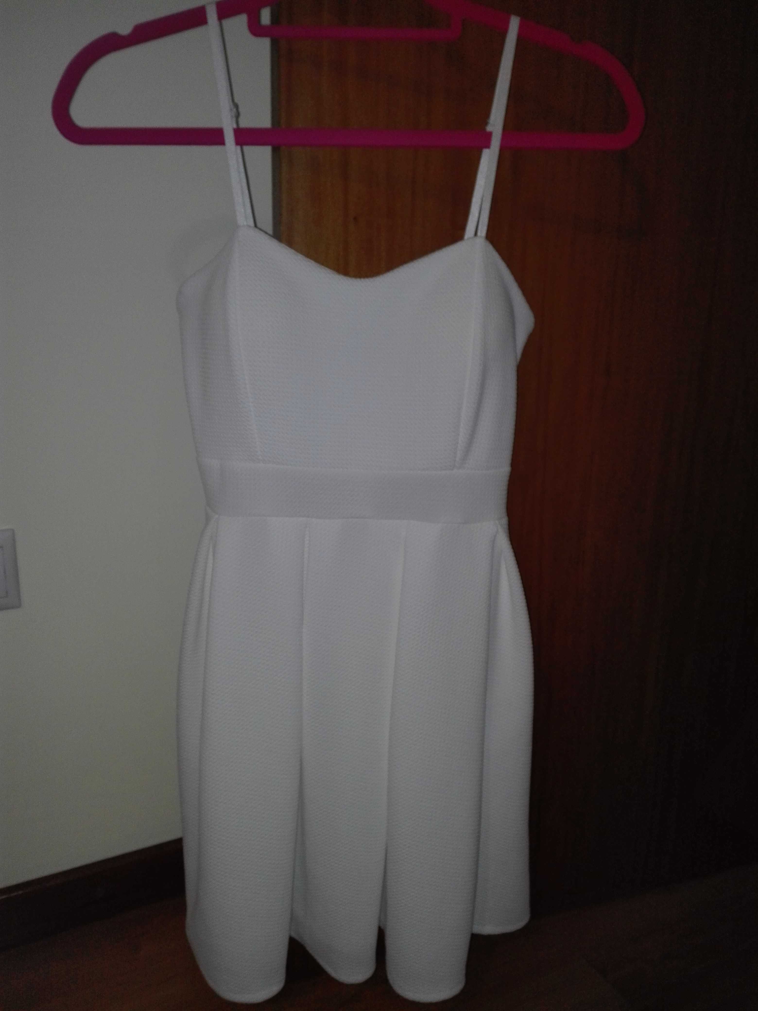 Vestido curto branco