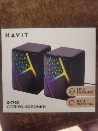 Нові стерео колонки з гарантією HAVIT