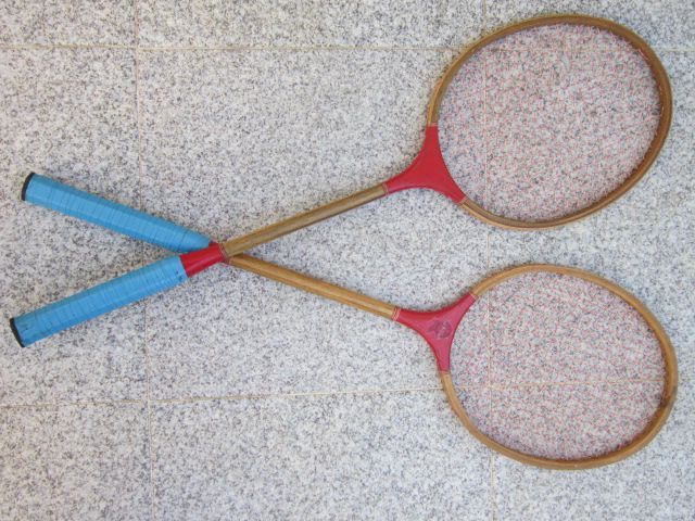 raquete ou raquetes vintage madeira