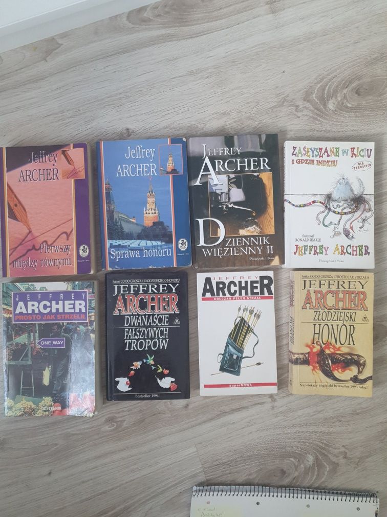 Jeffrey Archer,  8 pozycji