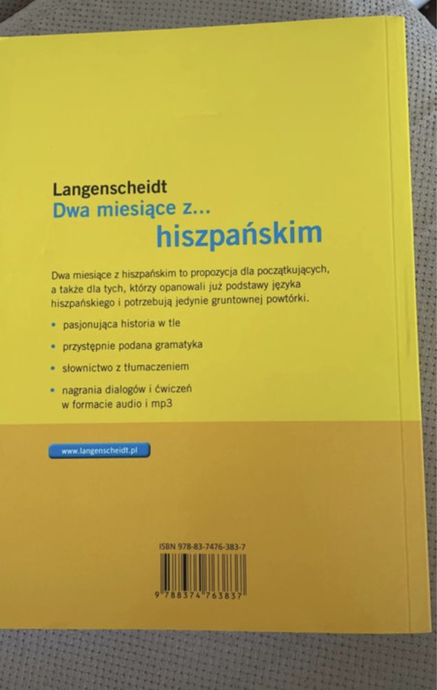 Dwa miesiace z hiszpanskim kurs jezykowy+ 3 CD