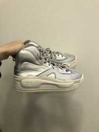 Buty Y-3 Hokori Sneakers Silver Metallic in Silver rozmiar 39.5