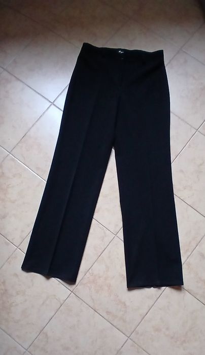 Eleganckie klasyczne spodnie damskie na kant 42