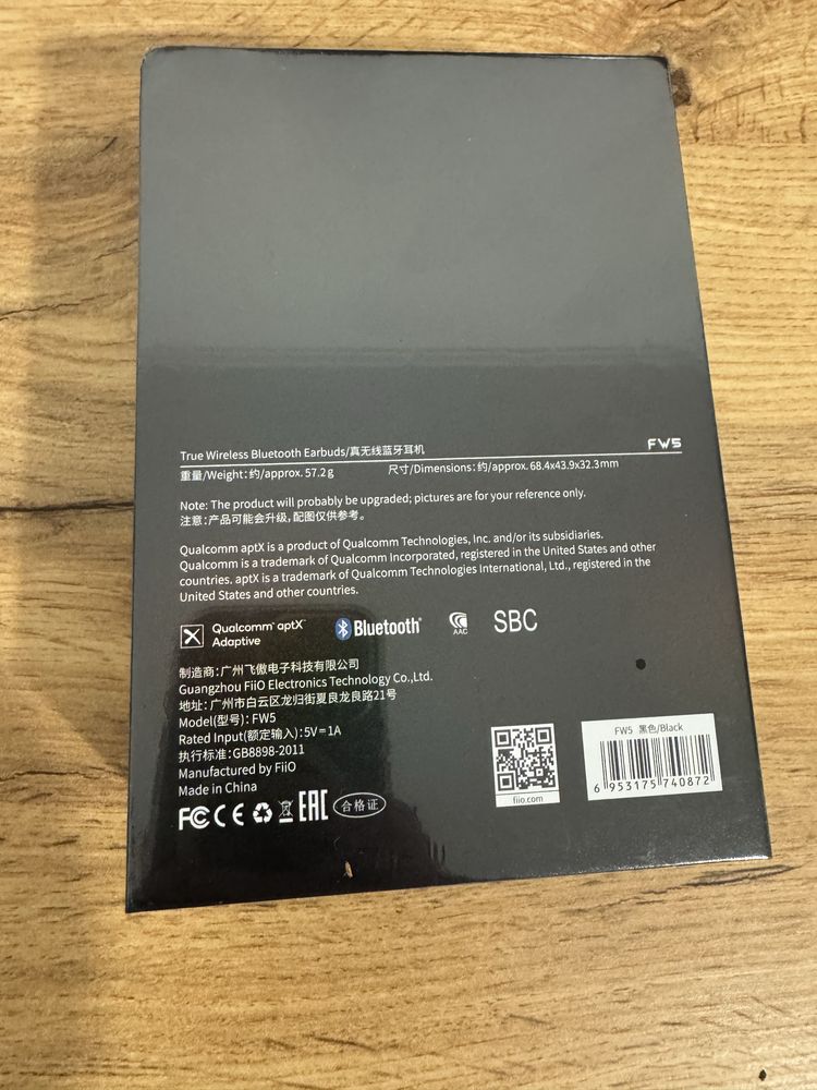 Навушники бездротові FiiO FW5 | TWS | BT 5.2 | aptX Adaptive | Hi-Fi