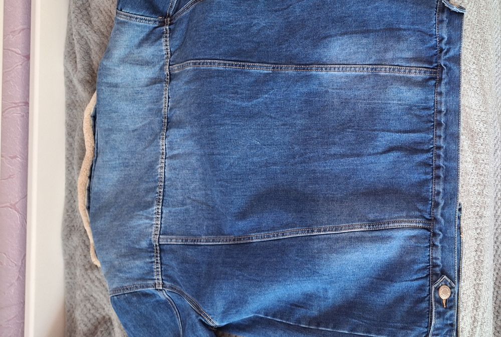 Продажа новой джинсовой куртки на меху