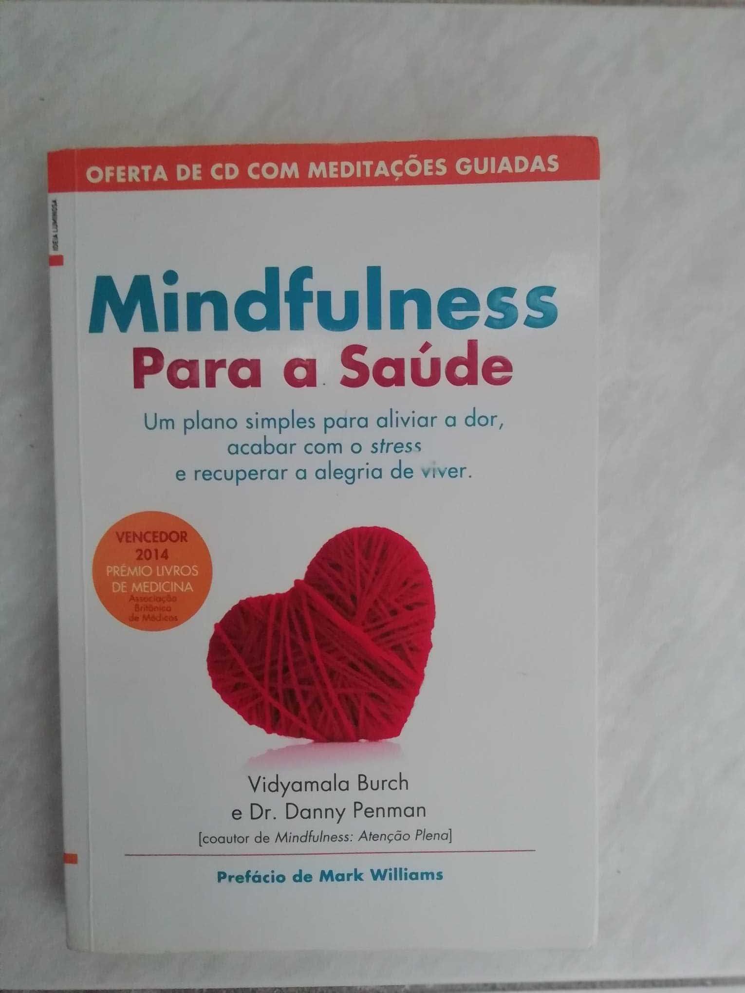 Livro Mindfulness Para a Saúde-Vidyamala Burch, Dan Penman