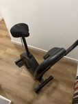 Bicicleta estatica + selim memory foam, pouco usada Declathon.