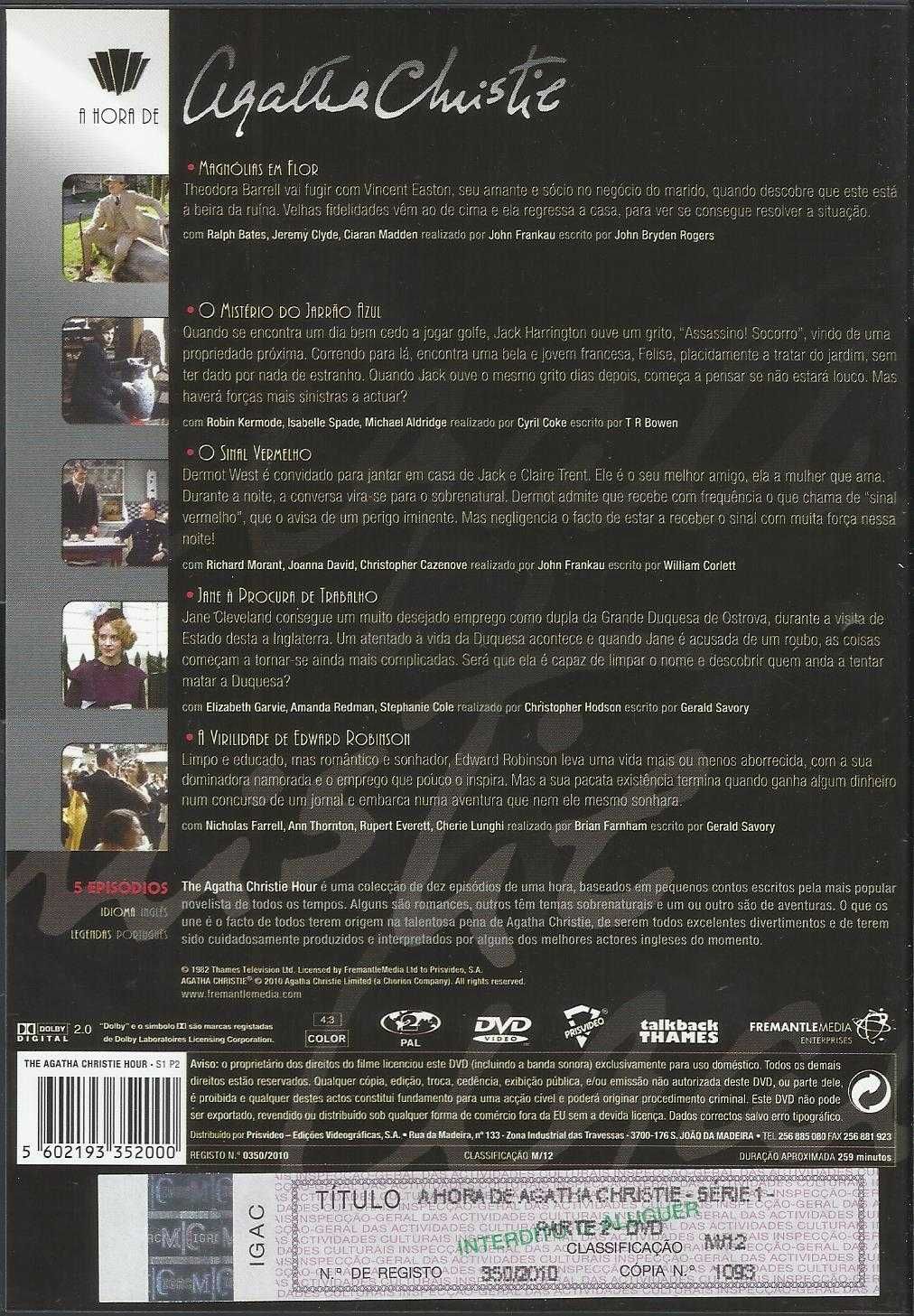 A Hora de Agatha Christie: Série 1, Parte 1 e Parte 2 (4 DVD) (1982)