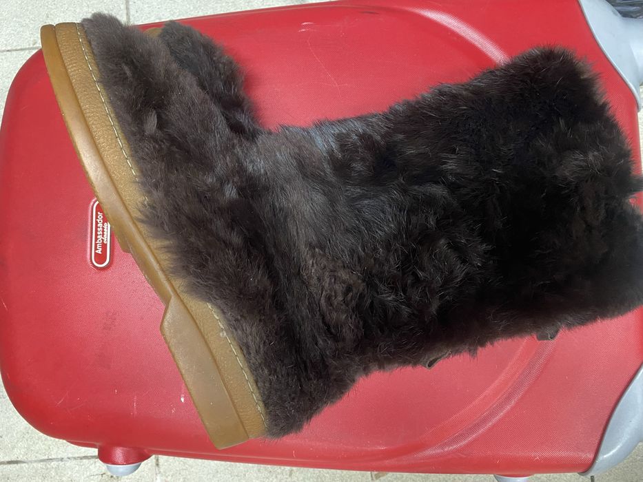 Чоботи натуральне хутро