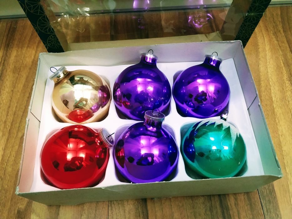 Новогодние ёлочные игрушки ГДР  периода СССР наборы шары