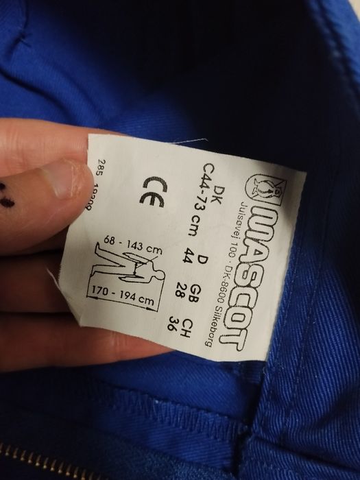 Spodnie robocze mascot nowe długie XS