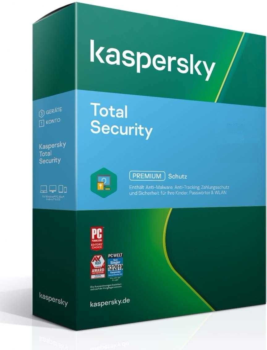 kaspersky Total Security 2023 1 / 2 / 3 / 5 Utilizadores + Oferta