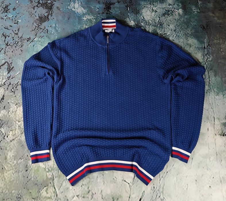 Nowy ! Granatowy Sweterek męski Moxx Paris 3XL –Półgolf na zamek!