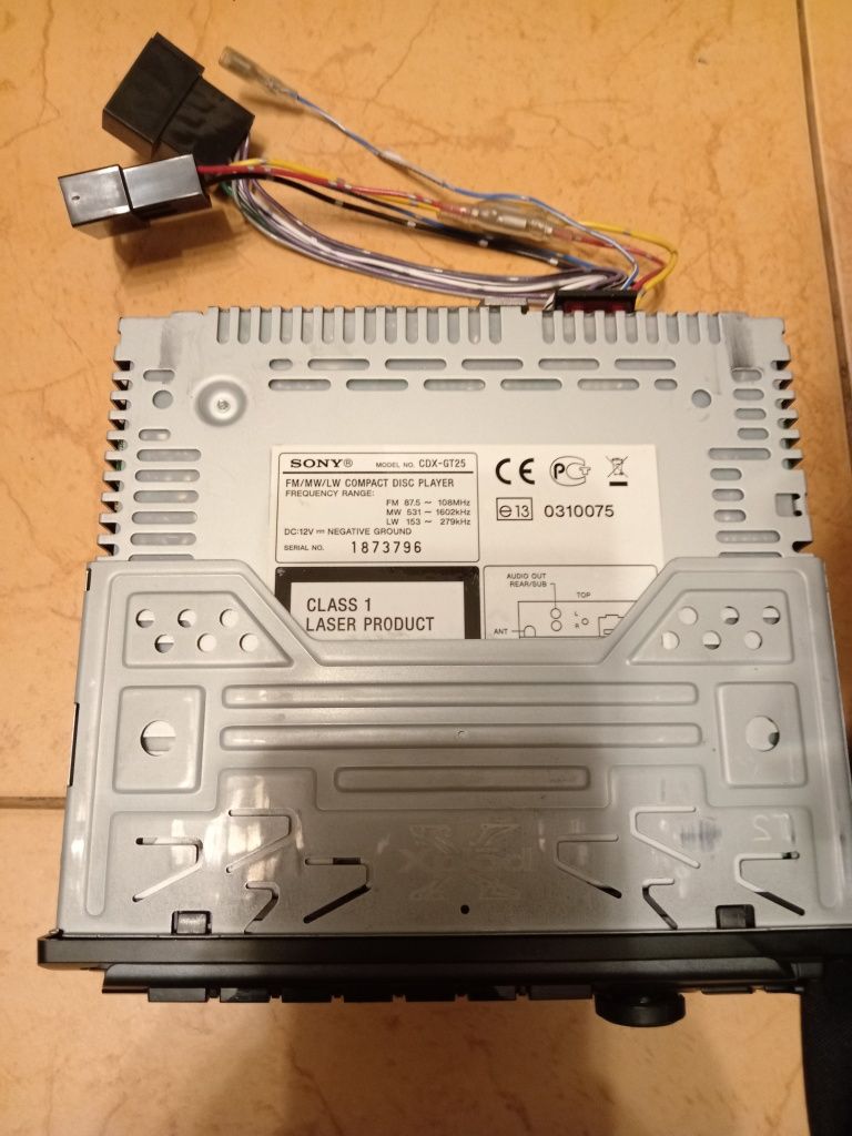 Radioodtwarzacz Sony CDX-GT25
