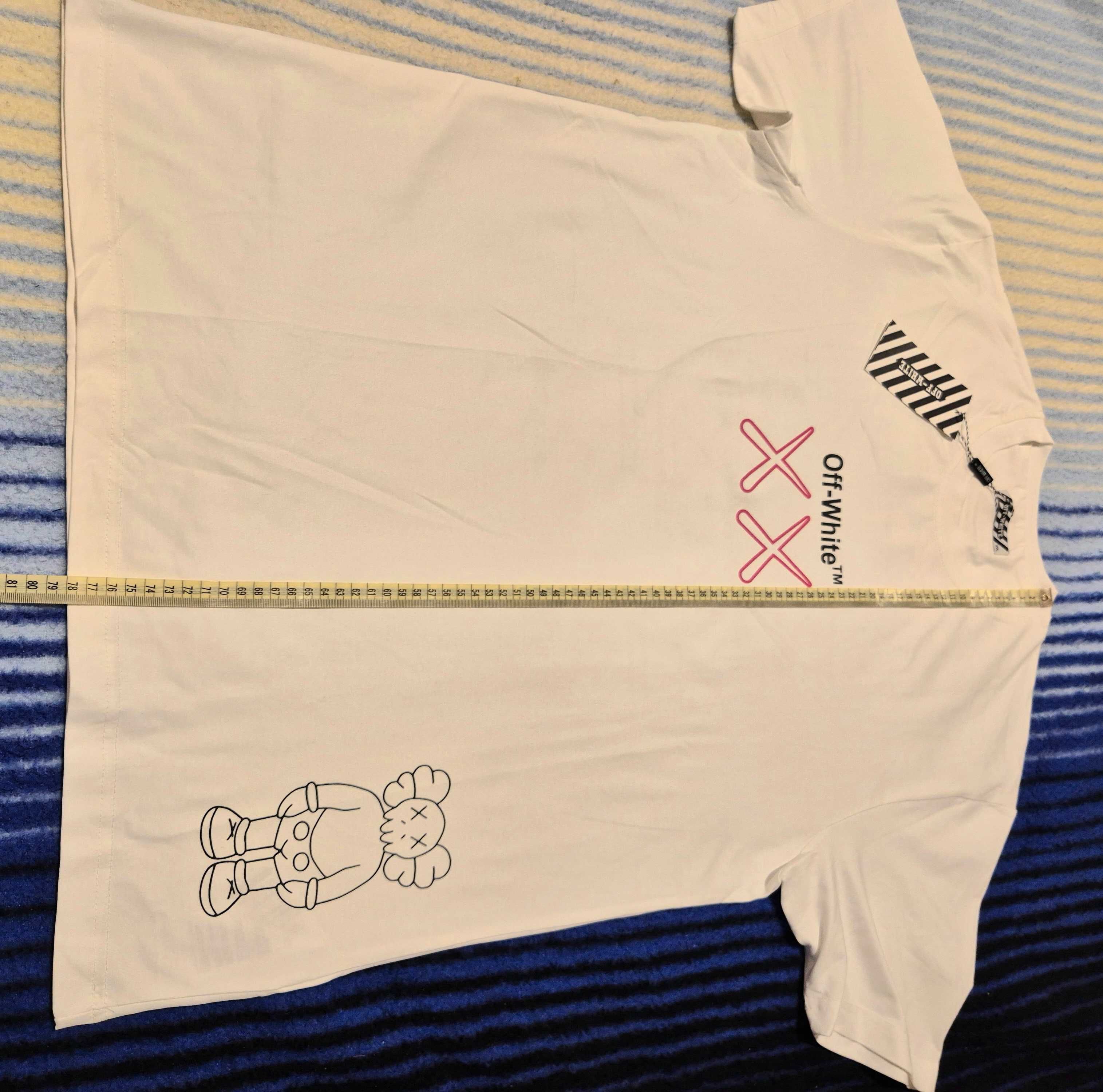 Nowa Modna koszulka Tshirt OFF WHITE BIALA OW okazja SUPER JAKOSC XXL