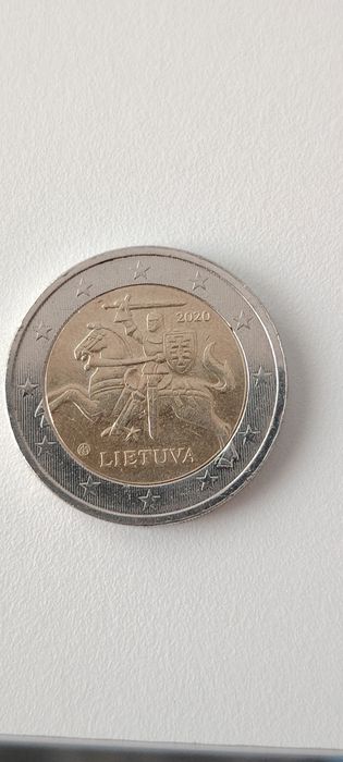 2 Euros Letónia 2020