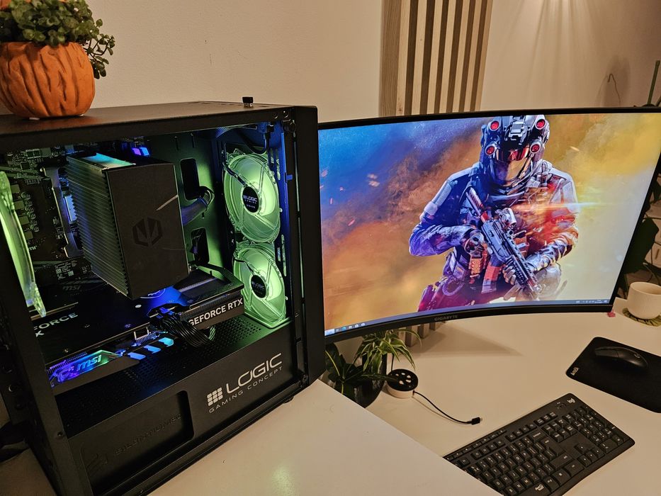 Komputer gamingowy Rtx 4060ti,32gb ram, Ryzen 5 5600,1tb ssd m2