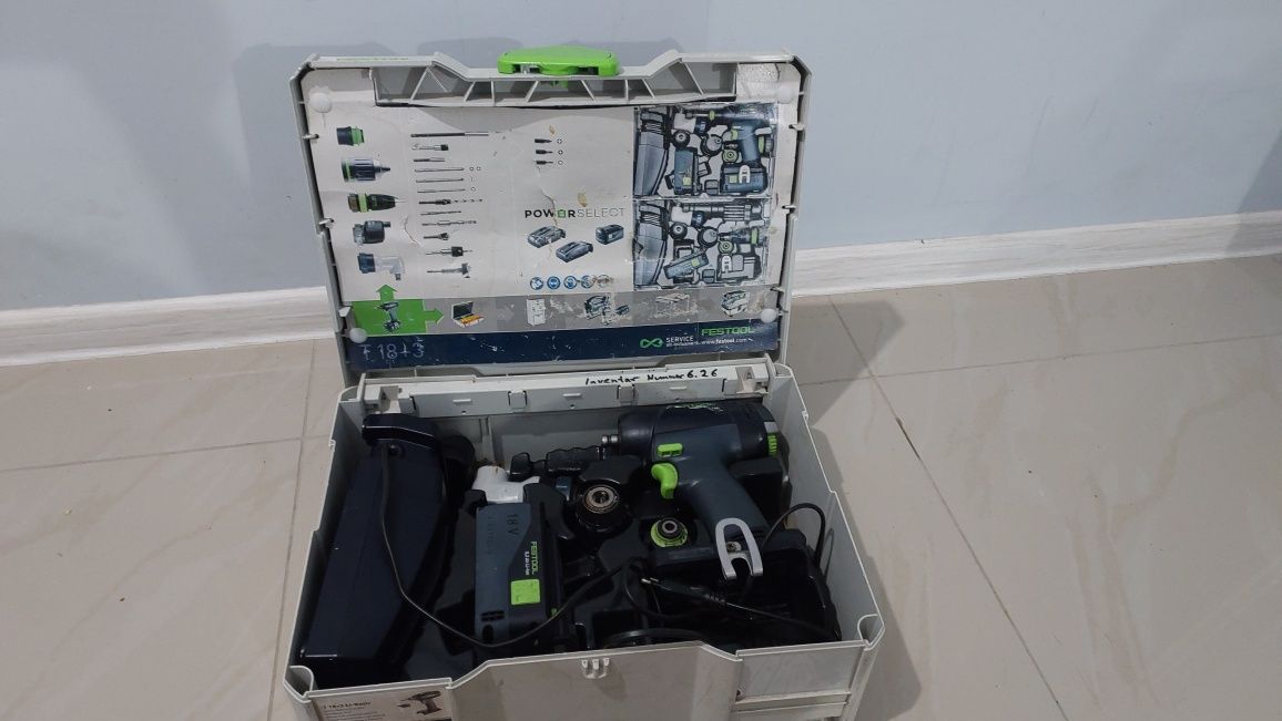 Акумуляторний дриль-шуруповерт Festool T 18+3 C