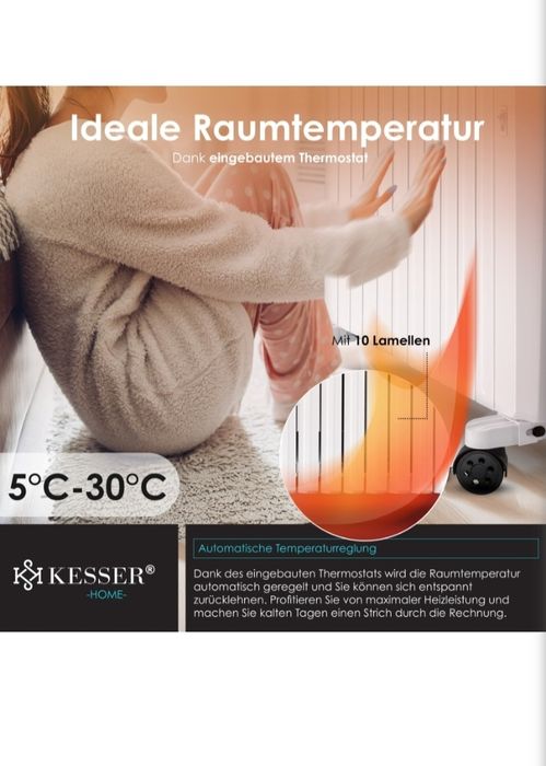 Grzejnik olejowy z aplikacją WiFi