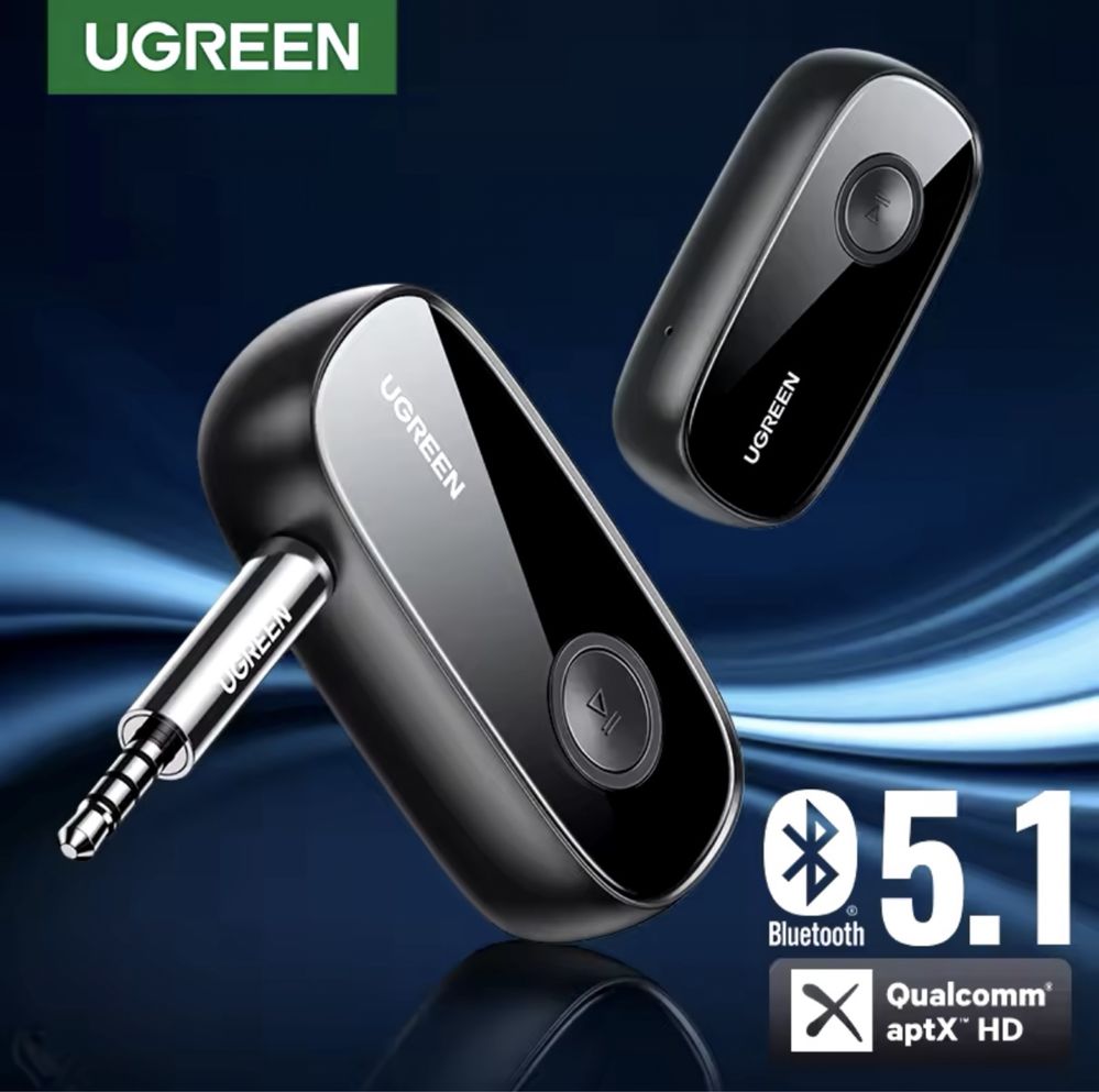 Bluetooth AUX адаптер Ugreen CM279 (aptX-HD)