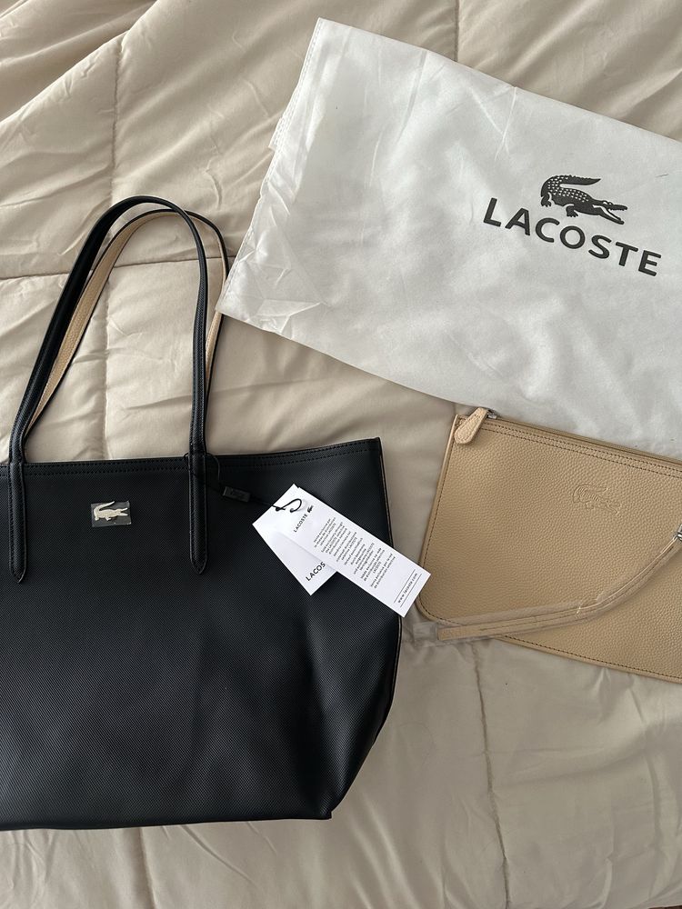 Malas lacoste com etiqueta