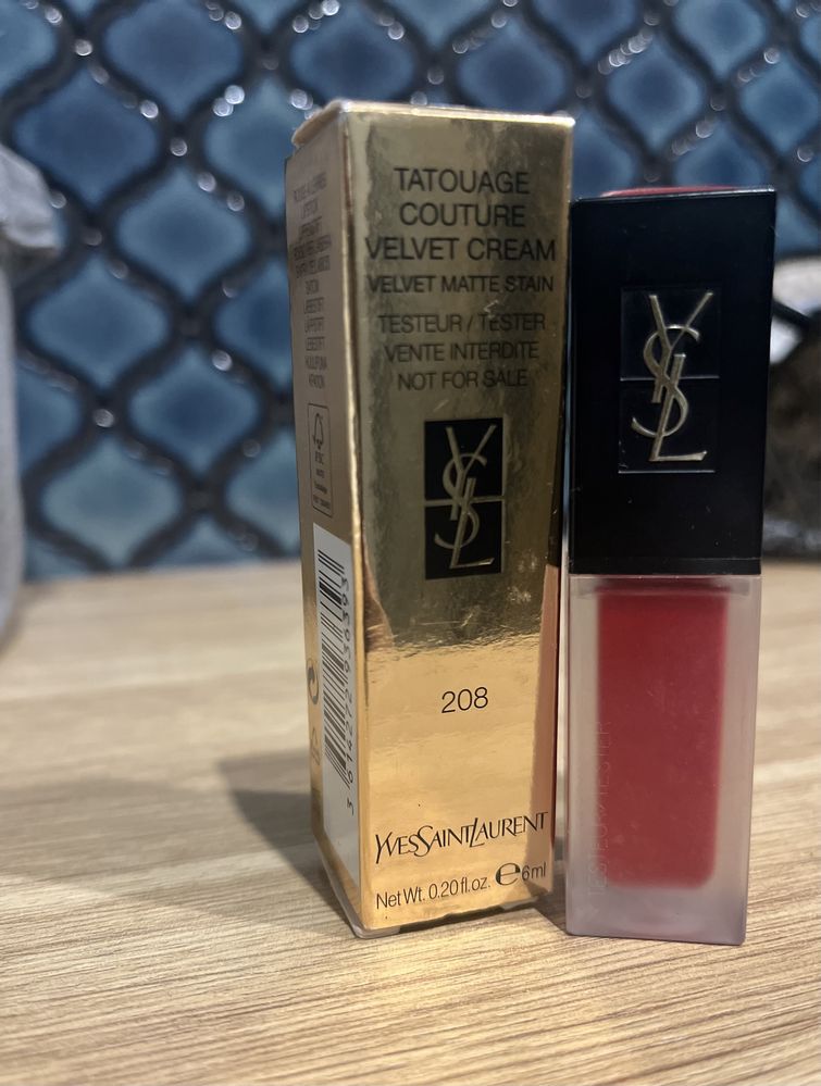 Pomadka YSL Tatouage Couture Velvet Cream 208