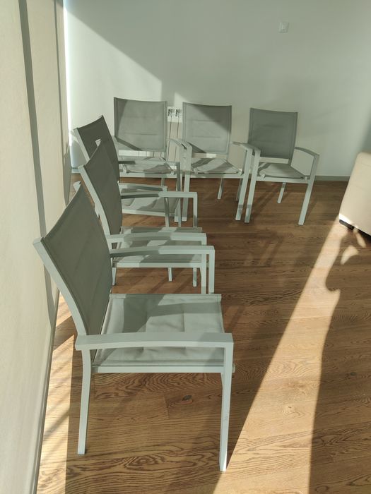 Cadeiras para mesa de jardim