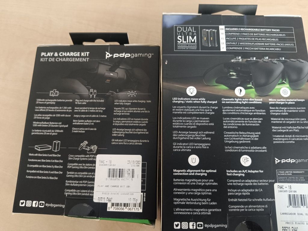 Baterias para comandos Xbox