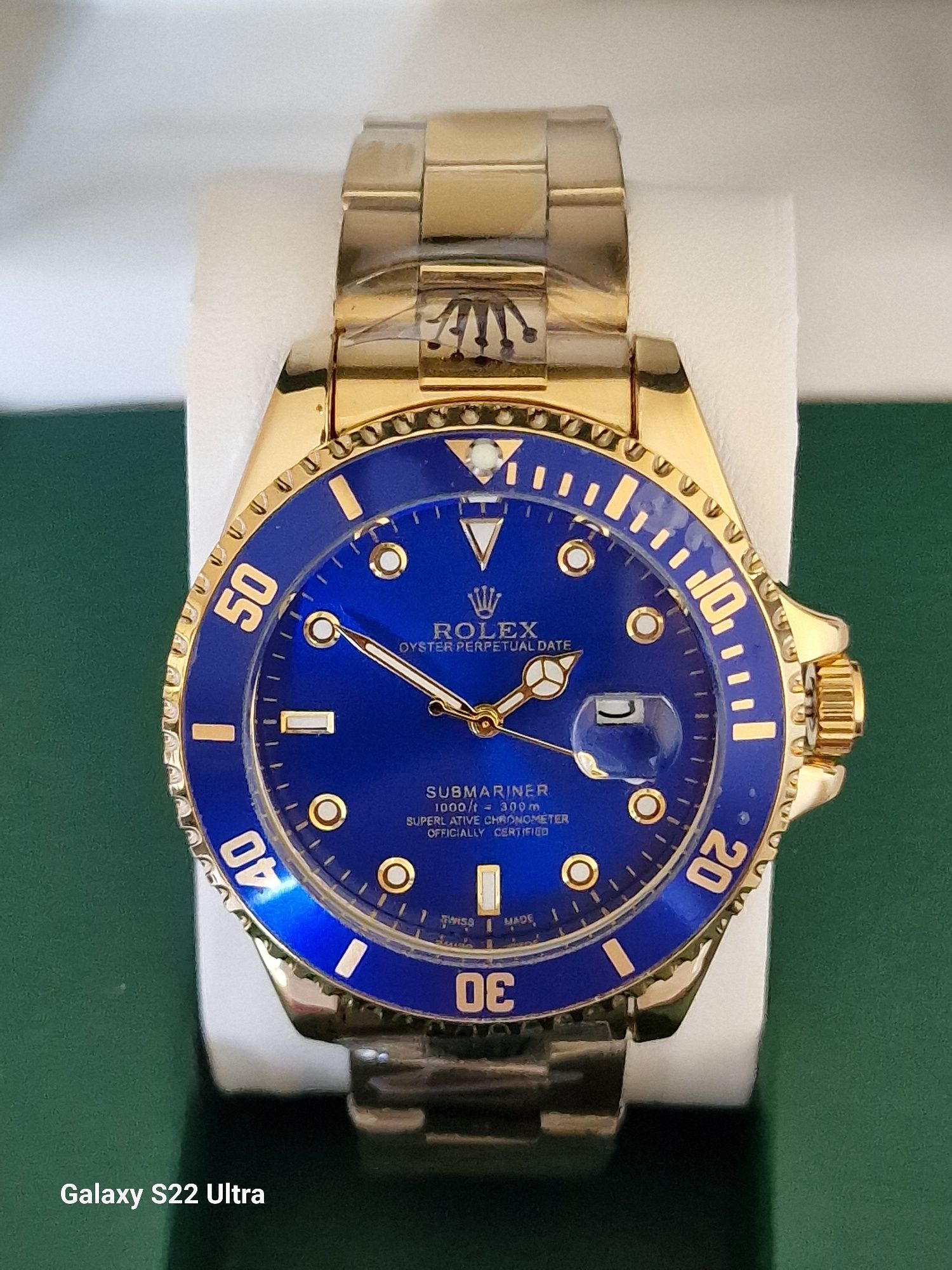 Rolex Submariner Gold/Blue