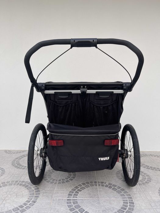 Thule Chariot Sport 2 Double — Preto — Excelente estado — Nazaré