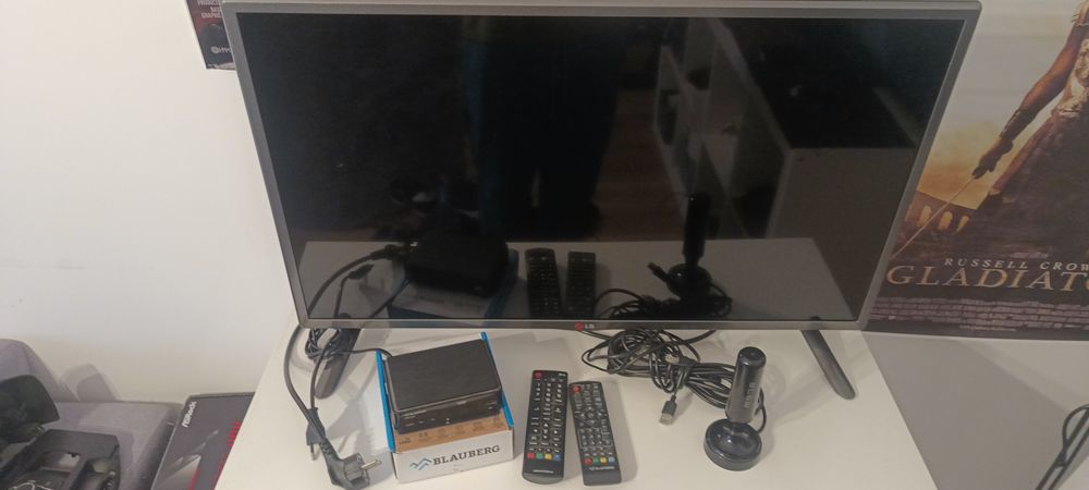 Telewizor LG +dekoder+antena.
