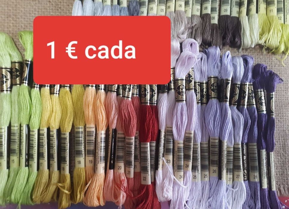 Linhas ponto cruz DMC