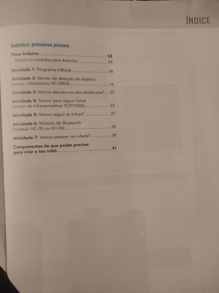 Caderno atividades Robótica 8° ano