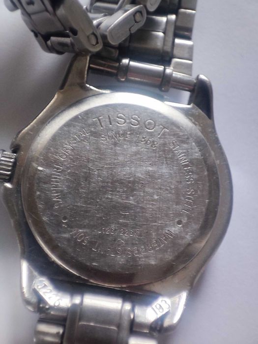 oryginalny stalowy TISSOT - sprawny piekny damski