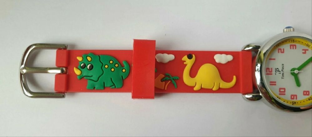 Zegarek TP Time Piece dla dziecka dinozaury kwarc