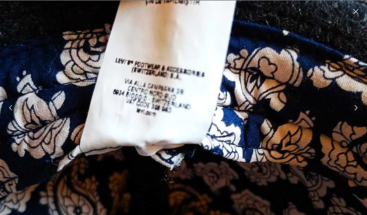 Kapelusz Kultowej Marki! „ Levi’s Strauss & Co ” (r.M/L) Unisex !!!