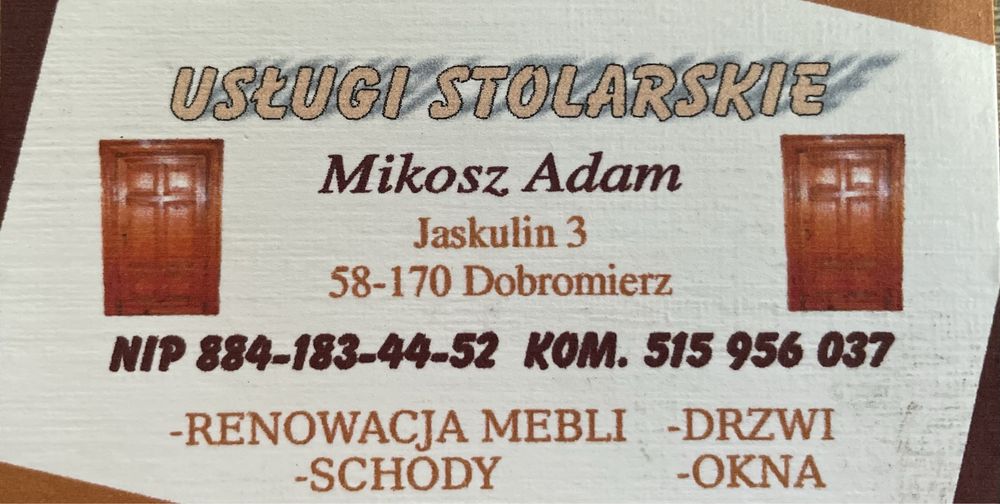 Usługi Stolarskie