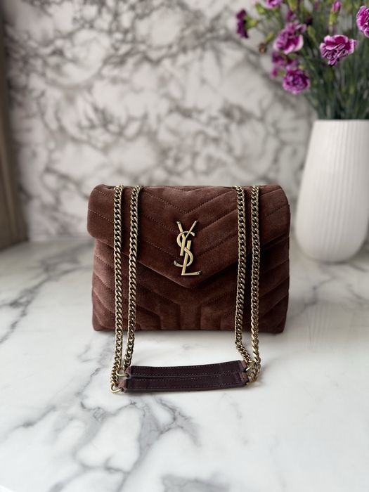 Torebka LouLou YSL Small Chocolate Brown