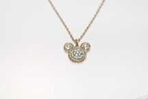 Minnie Mouse Myszka Minnie łańcuszek krótki cyrkonie