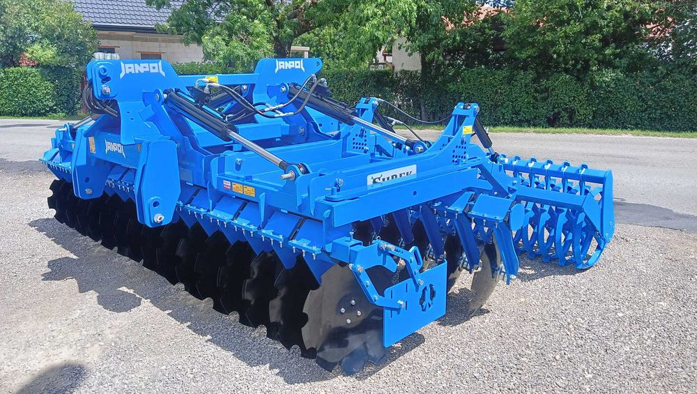 brona talerzowa hydrauliczna JANPOL SHREK 4m 560 talerz daszek 600